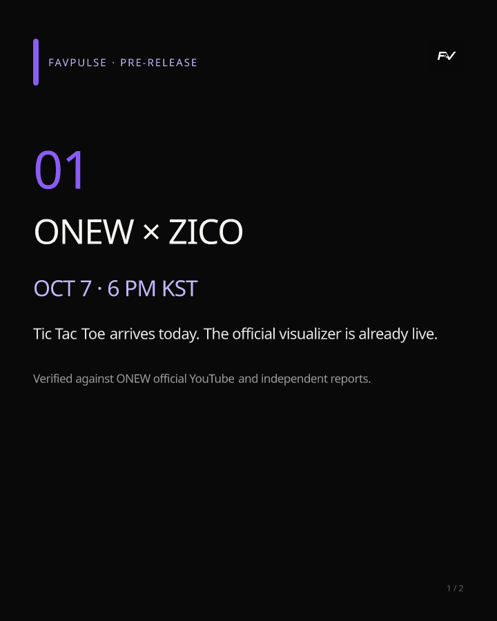 ONEW × ZICO