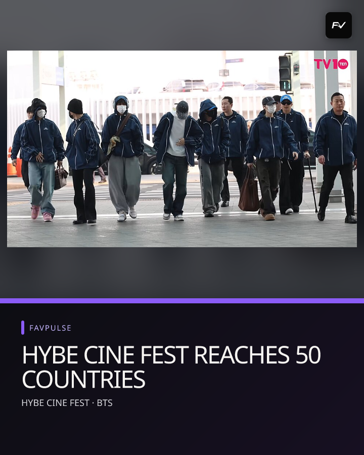 HYBE CINE FEST · BTS