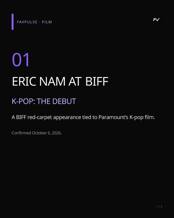ERIC NAM · K-POP: The Debut