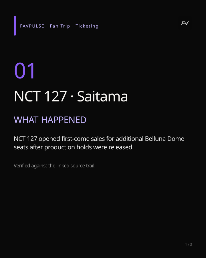 NCT 127 · Saitama