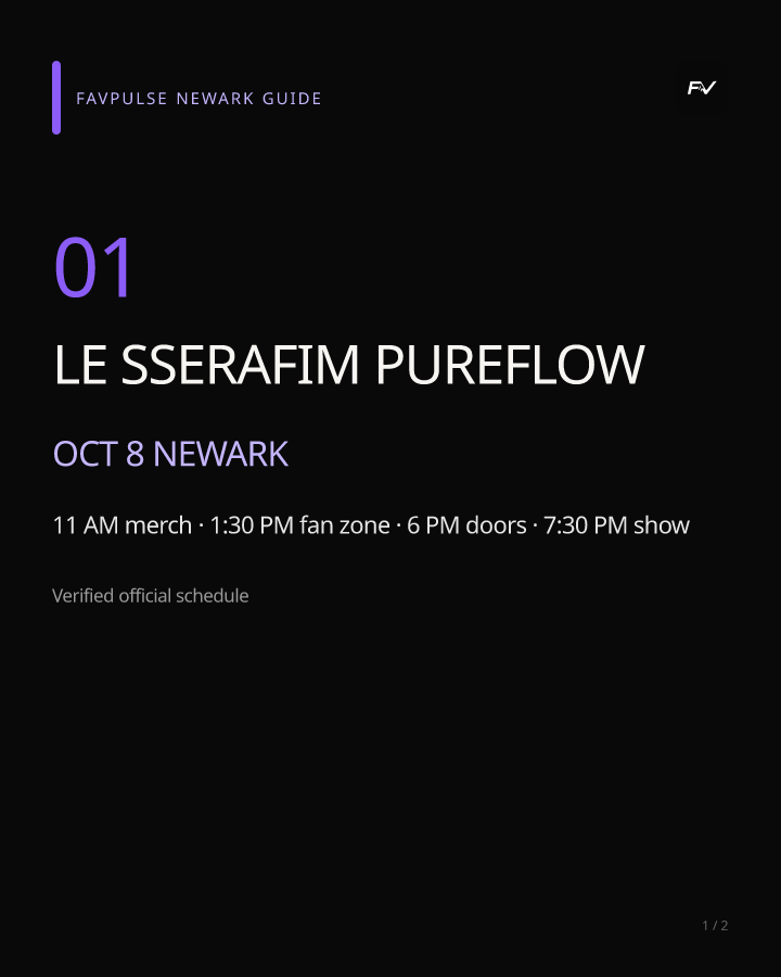 LE SSERAFIM · Newark