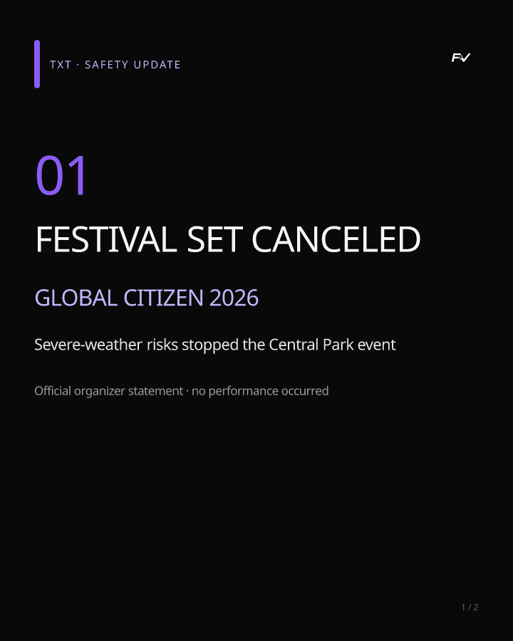 TXT · Global Citizen Festival