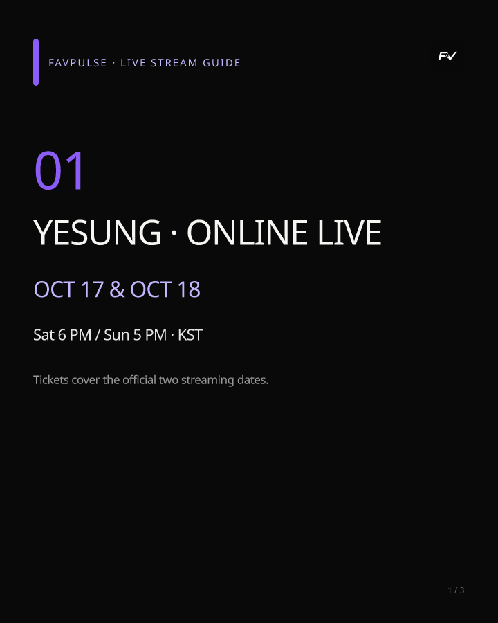 YESUNG · 10th Anniversary Streaming